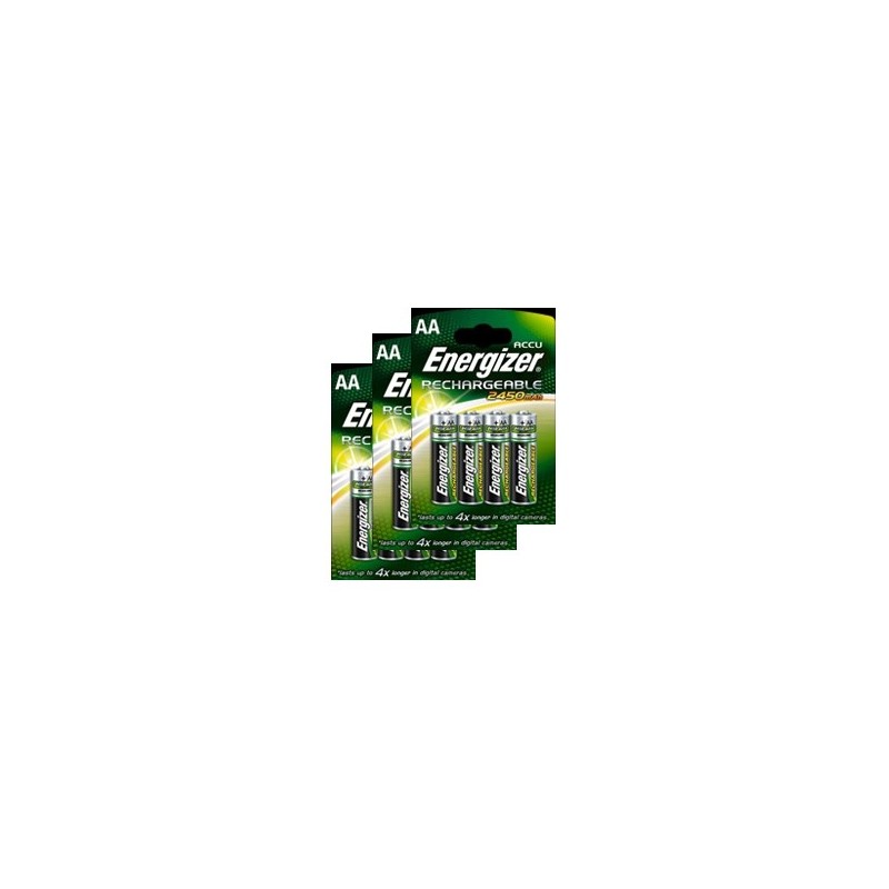 Pack de 12 piles AA rechargeables ENERGIZER - Piègephotographique