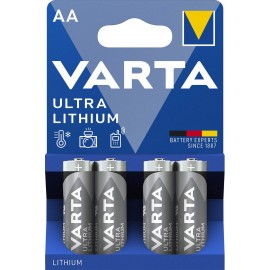 Pack de 8 piles AA au lithium