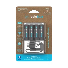 Pack 12 Piles lithium AA rechargeables-USB - Type C