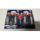 Pack de 4 piles D rechargeables ENERGIZER